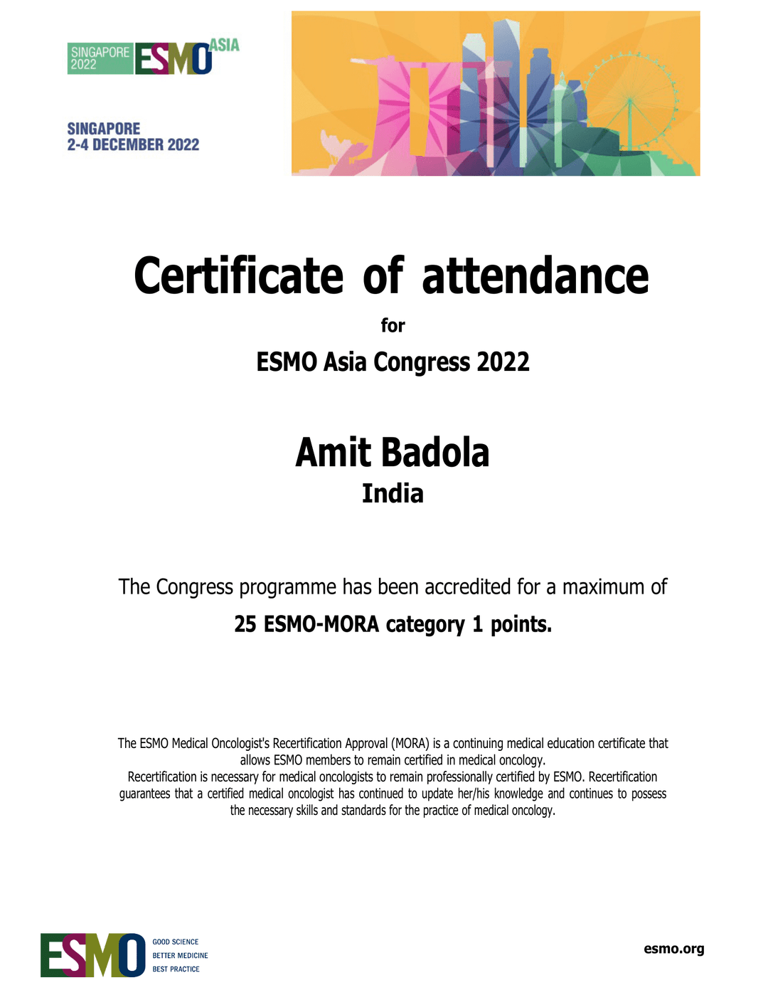 Certificate 3